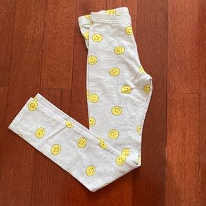 smiley face leggings